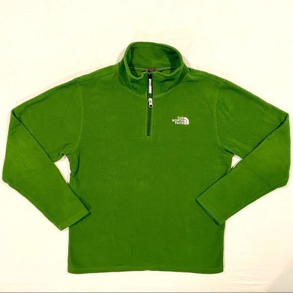 The North Face Other - The North Face 1/4 Zip Boys XL 18/20 Fleece Glacier Pullover Polartec Green TNF